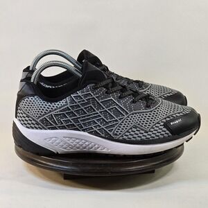 Propet Shoes Womens Size 8.5‎ Gray Black Mesh Athletic Walking Comfort Sneakers